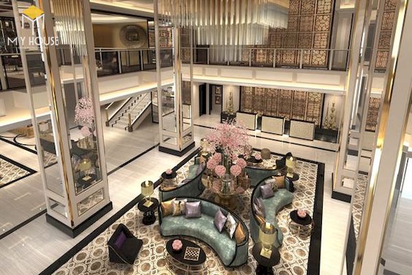 Sảnh khách sạn đẹp - Mẫu 10