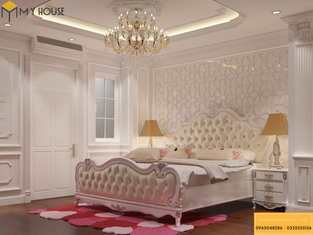 Nội thất phòng ngủ cao cấp tân cổ điển - Mẫu 3