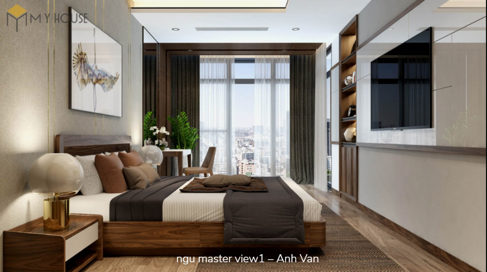 Nội thất phòng ngủ master - View 1