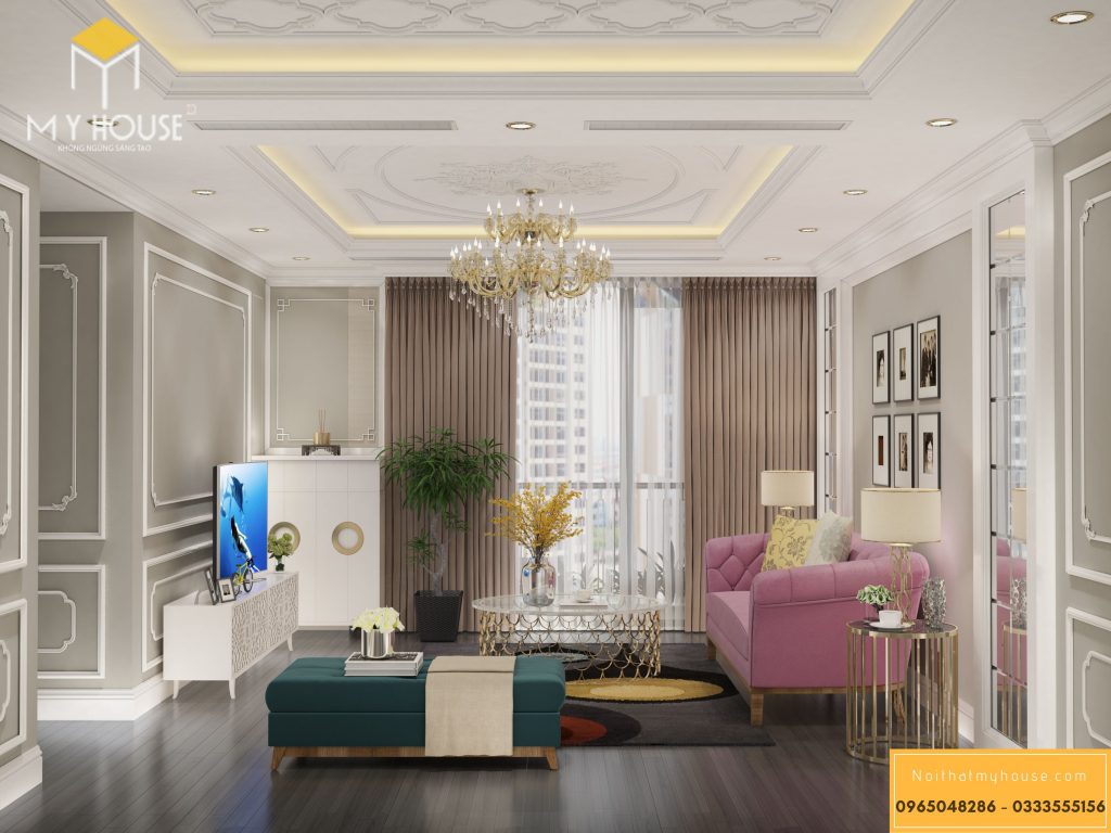Thiết kế nội thất phòng khác tân cổ điển - View 1