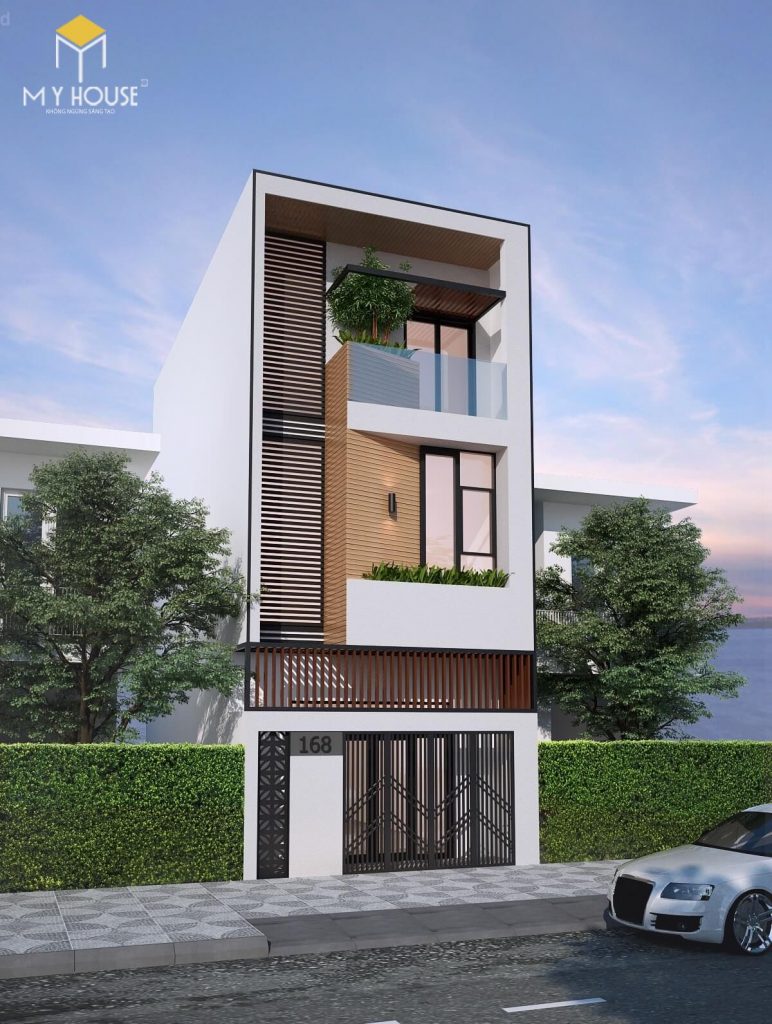 Nhà đẹp 3 tầng hiện đại - Mẫu 5