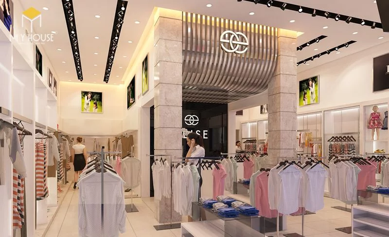 Cách bố trí nội thất shop quần áo - View 4