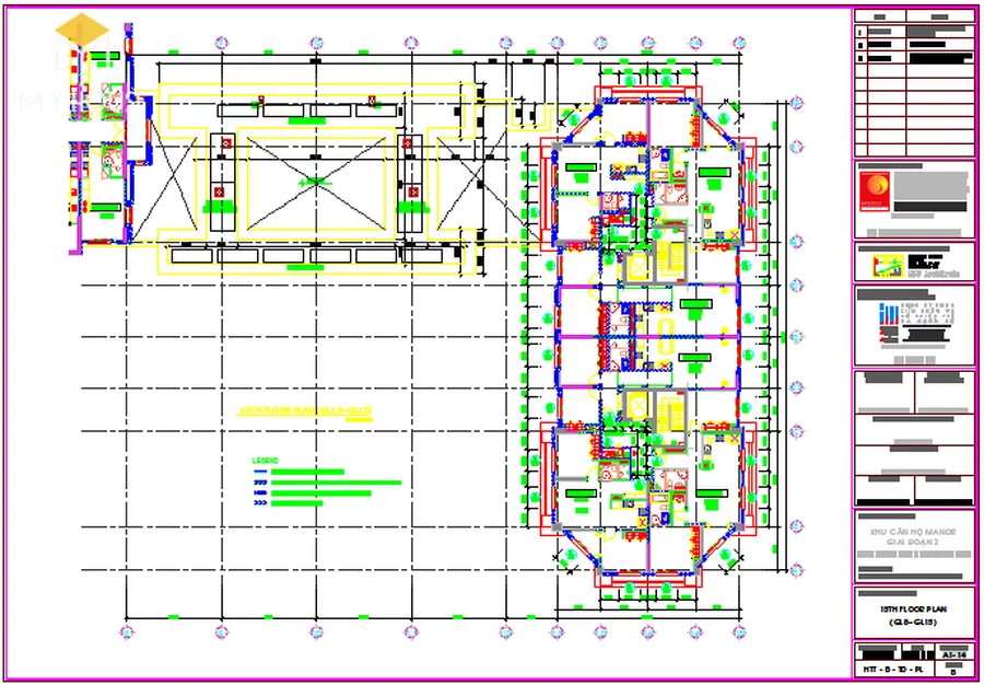 File cad chung cư cao cấp