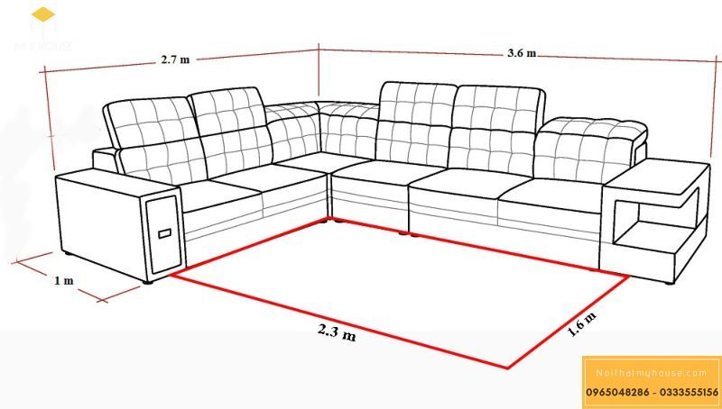 Kích thước sofa phòng khách thiết kế như thế nào đạt tiêu chuẩn đảm bảo đẩm công năng thẩm mỹ