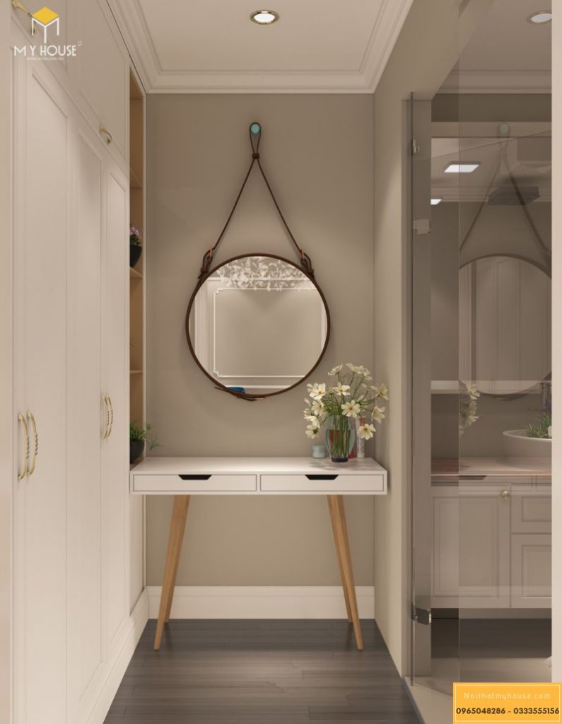 Mẫu thiết kế nội thất căn hộ tân cổ điển - View 7