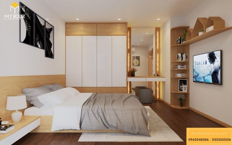 Mẫu thiết kế nội thất căn hộ hiện đại - View 8