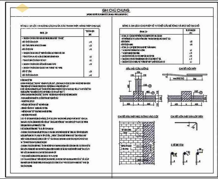 Bản vẽ thiết kế kết cấu biệt thự