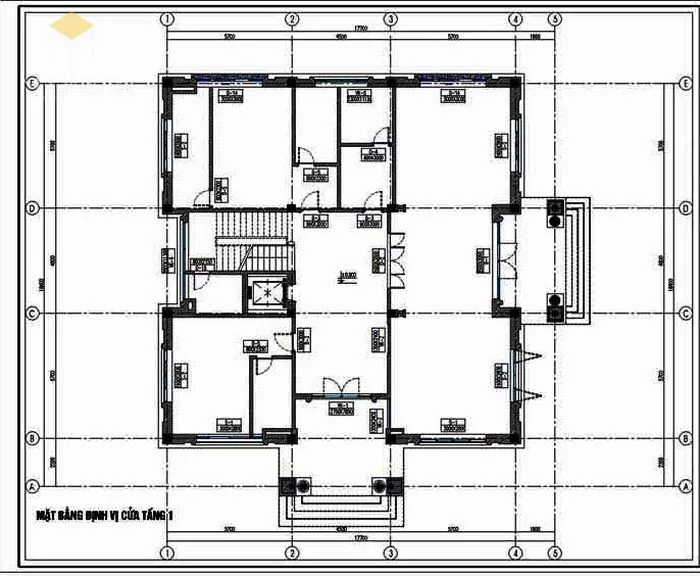 Bản vẽ thiết kế kết cấu biệt thự