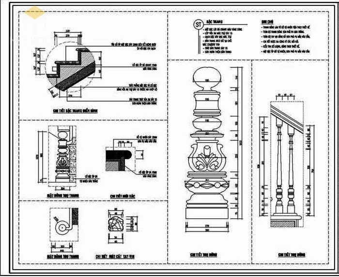 Bản vẽ thiết kế kết cấu biệt thự