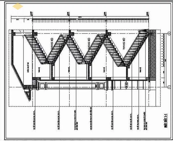 Bản vẽ thiết kế kết cấu biệt thự