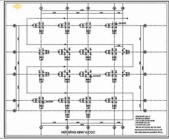 Bản vẽ thiết kế kết cấu biệt thự