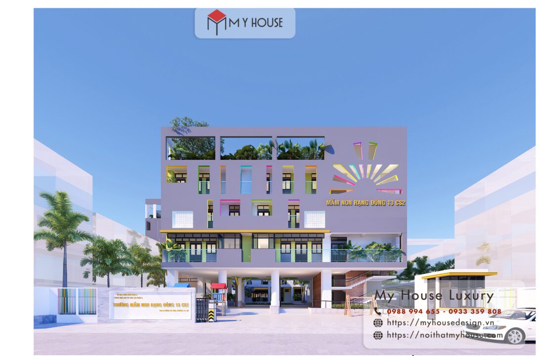 thiết kế trường mầm non