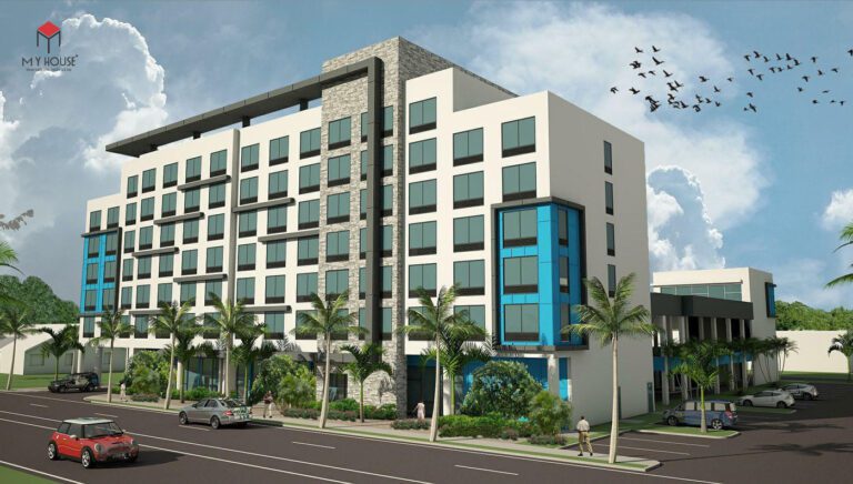 Thiết kế khách sạn 7 tầng