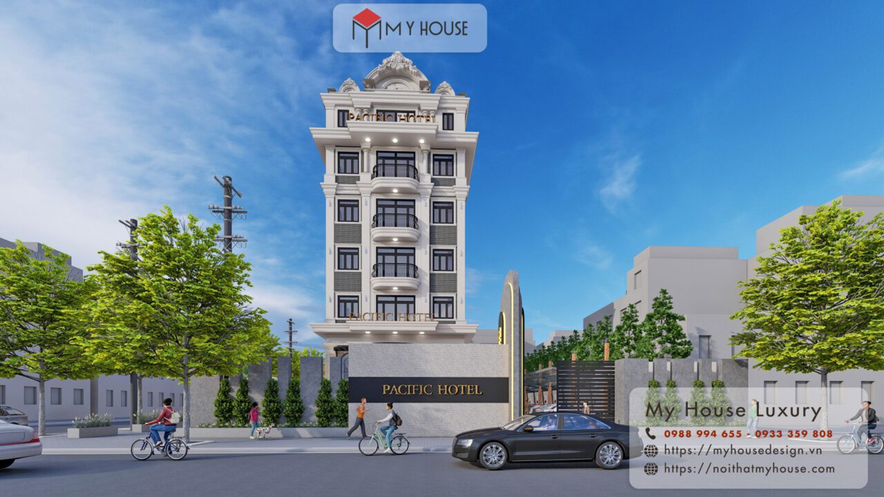 thiết kế khách sạn mini 5×20