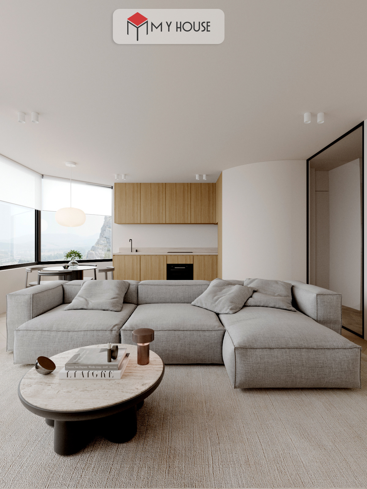 Thiết kế nội thất chung cư The Zen Residence 6