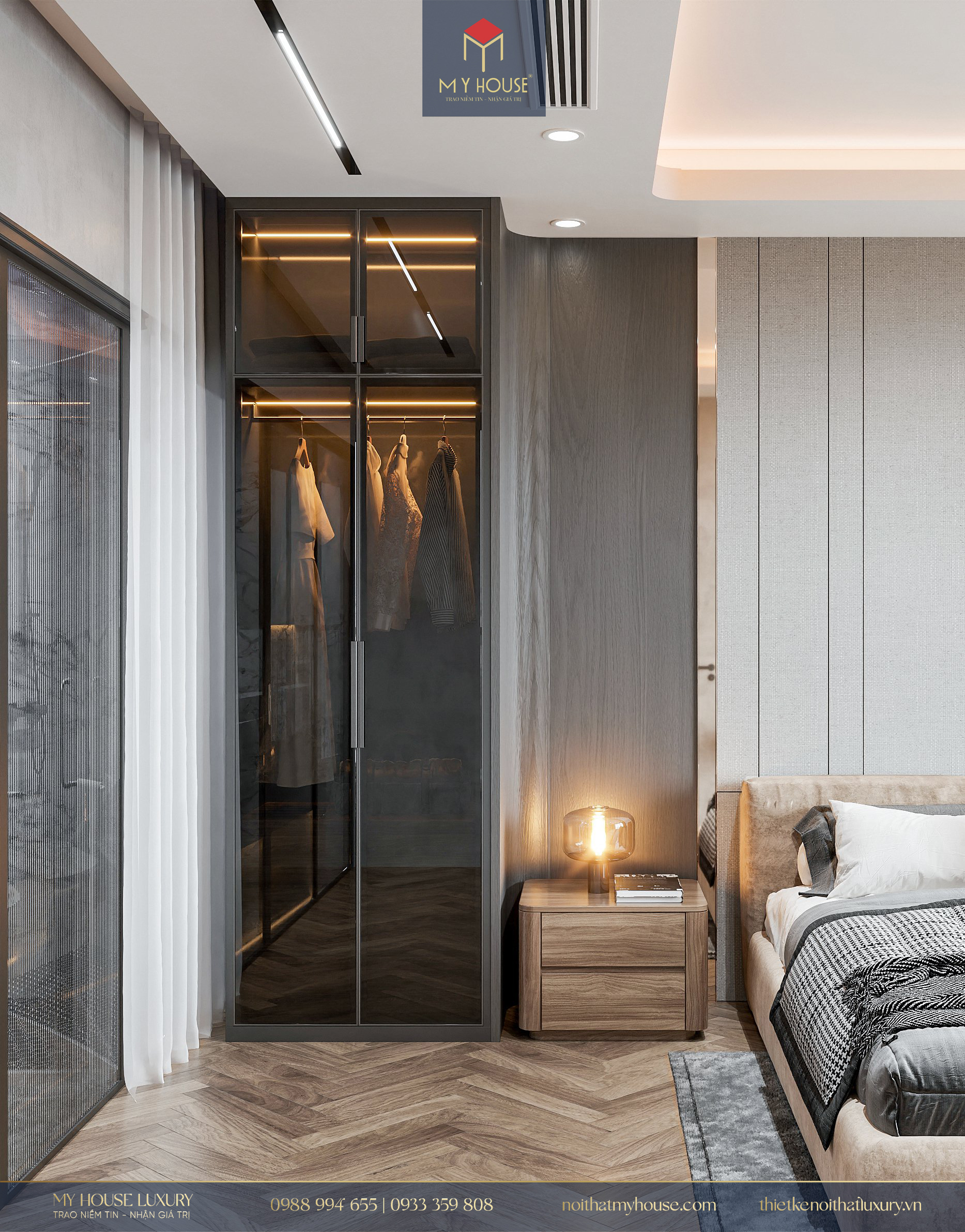 Thiết kế nội thất chung cư Vinhomes D’Capitale 15