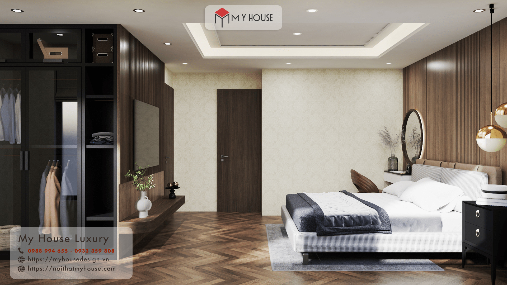 thiết kế nội thất phòng ngủ khách sạn 8