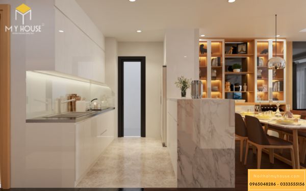 Nội thất phòng bếp Hinode City 3 ngủ 105m2 - hình 7