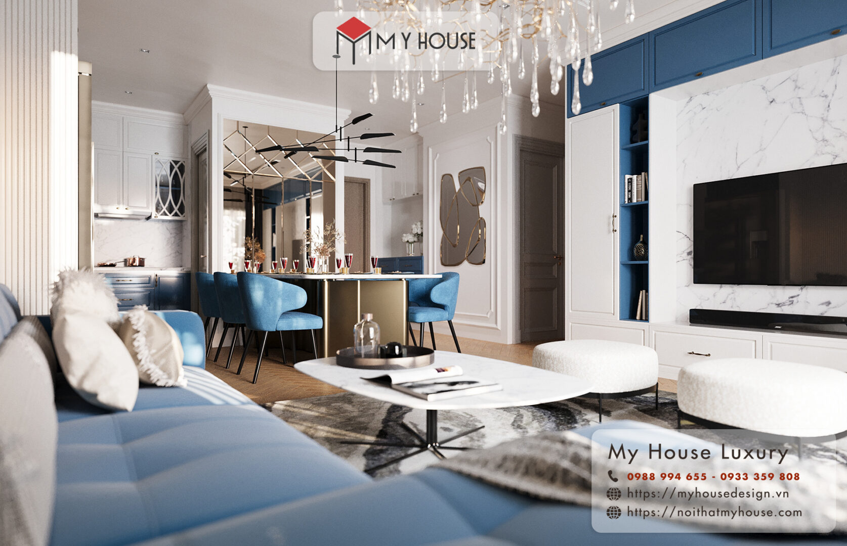 Thiết kế nội thất chung cư Vinhomes Smart City-13