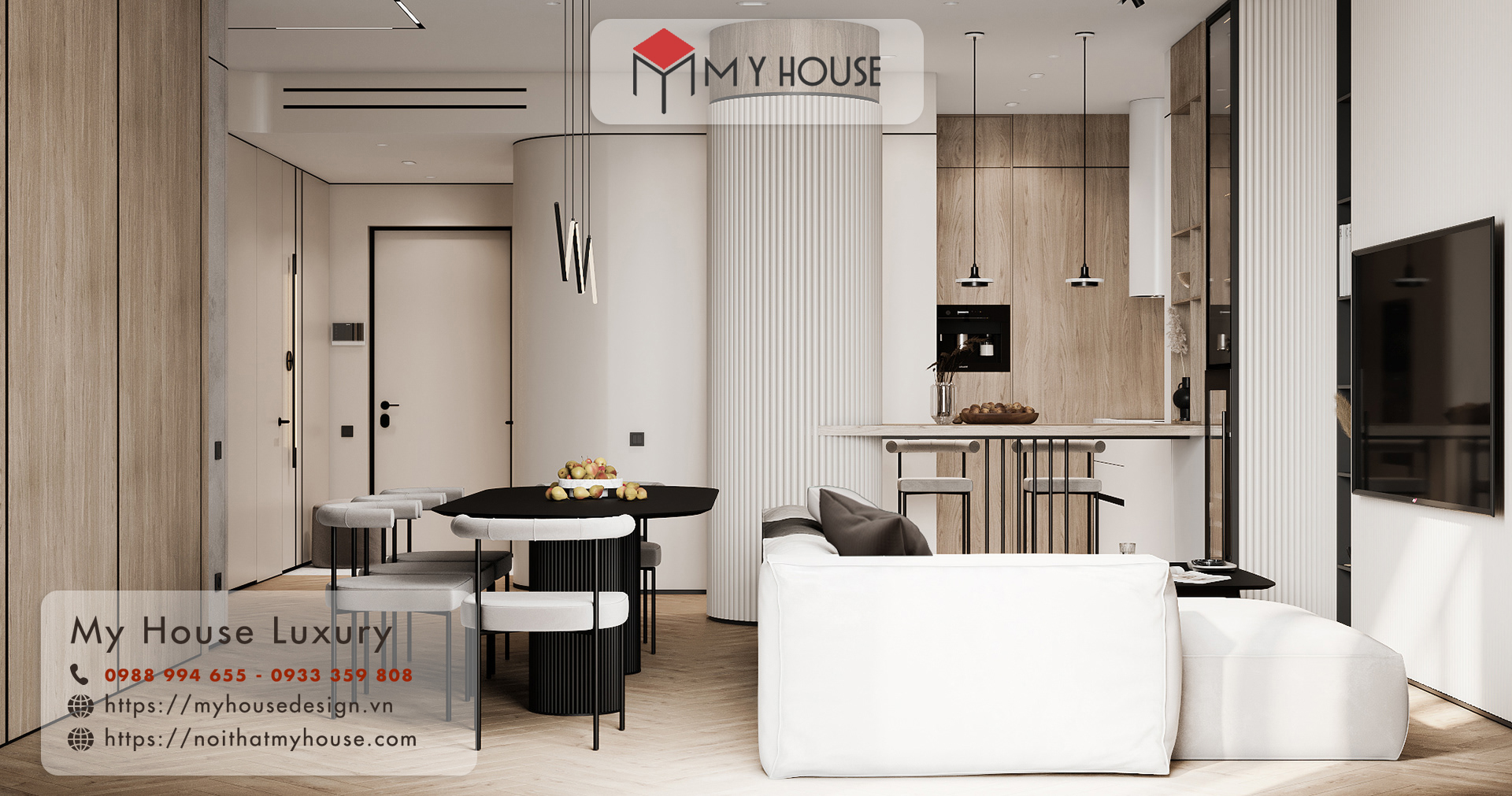 Thiết kế nội thất chung cư Vinhomes Smart City-16