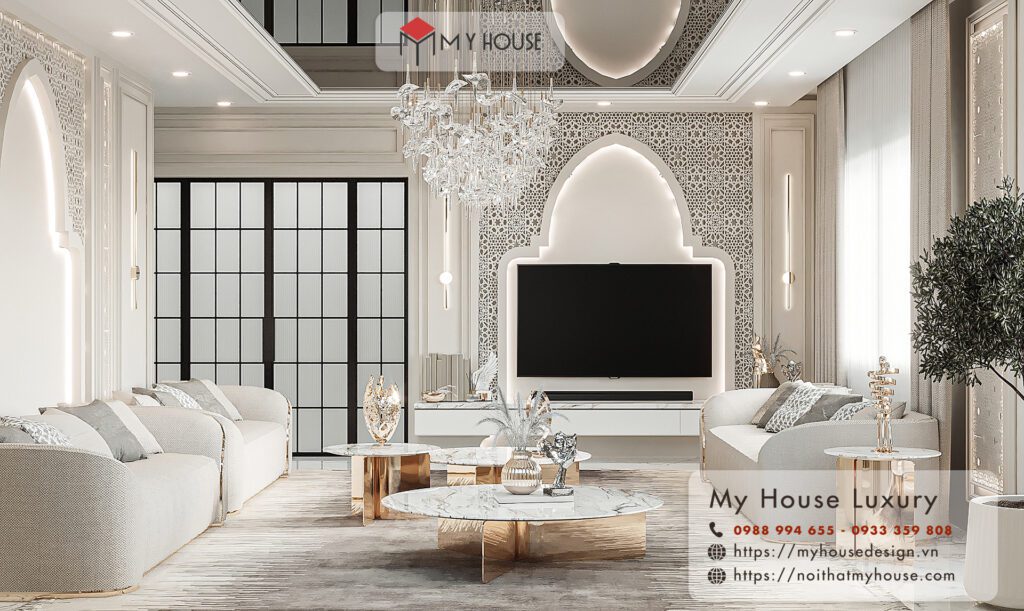 trang trí phòng khách nhỏ 15m2