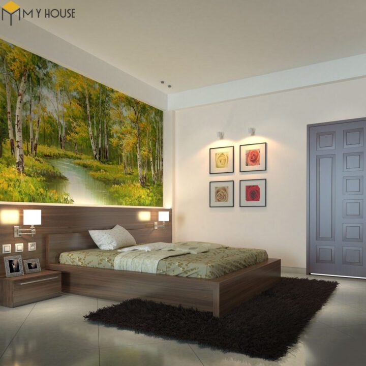 Phòng ngủ gỗ óc chó +53 Mẫu thiết kế nội thất cao cấp 2023 36