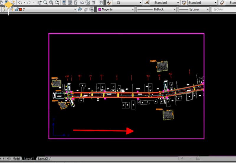 Hướng dẫn xoay bản vẽ trong layout autocad