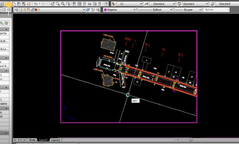 Cách xoay bản vẽ trong layout