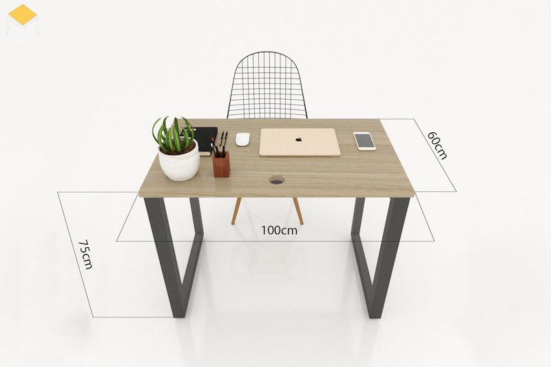 Kích thước bàn làm việc trong phòng ngủ đơn giản