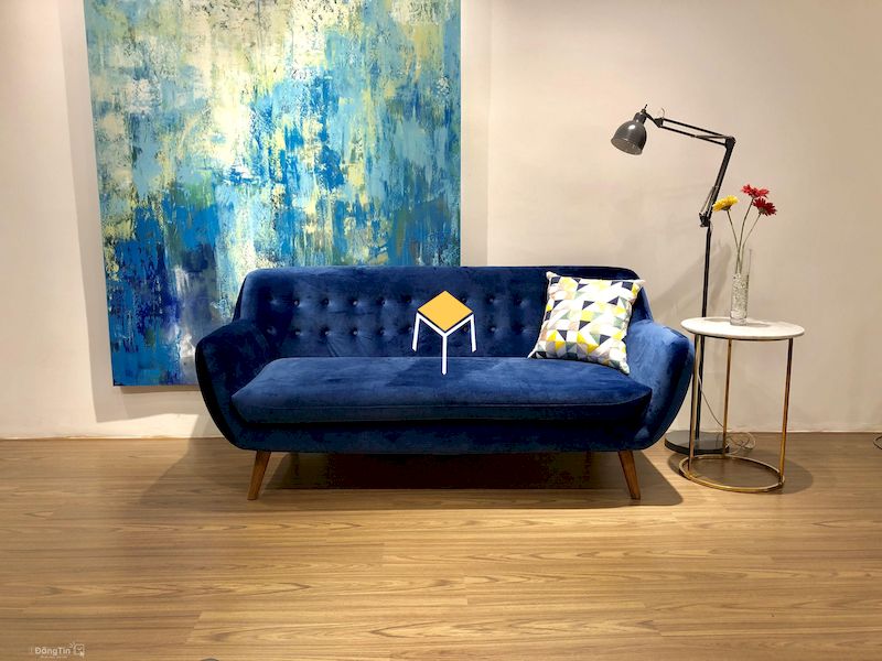 mẫu ghế sofa phong cách retro màu sắc hiện đại