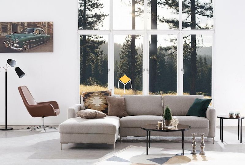 Thiết kế nội thất phòng khách phong cách Scandinavian