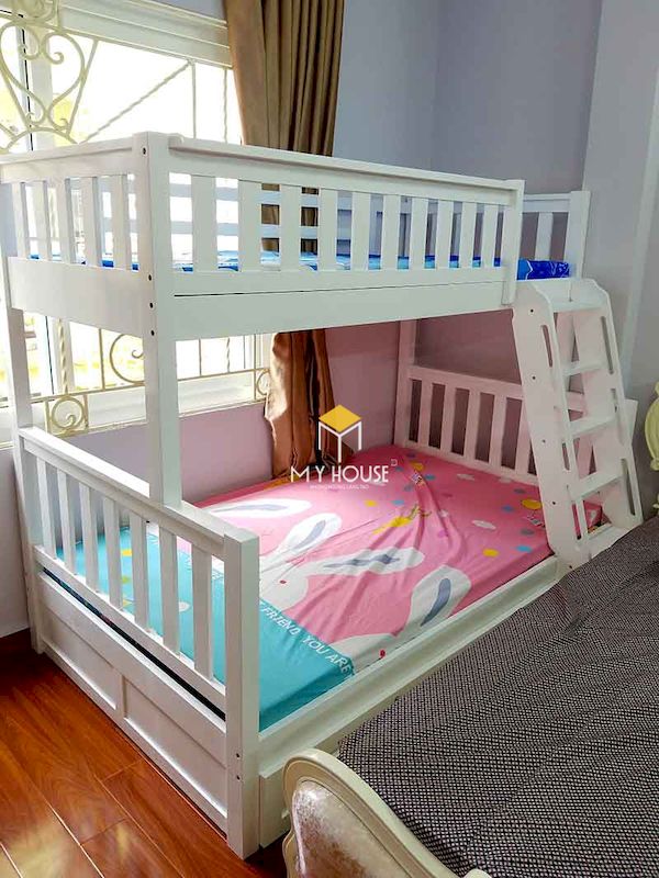 Thiết kế nội thất phòng ngủ trẻ em có giường tầng