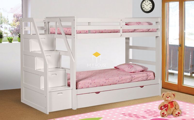 Thiết kế phòng ngủ cho bé có giường tầng