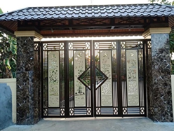 Mẫu cổng nhà đẹp hiện đại