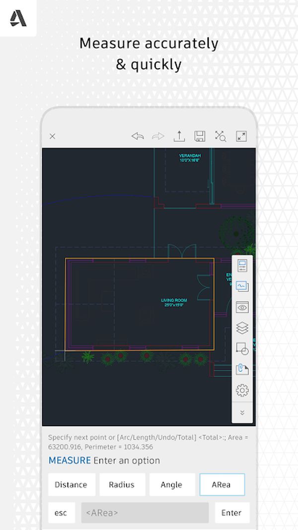 App thiết kế phòng ngủ Autocad trên di động