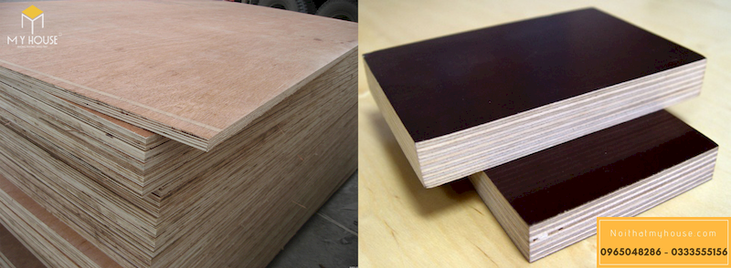 Các loại cốt gỗ công nghiệp - Cốt gỗ dán Plywood