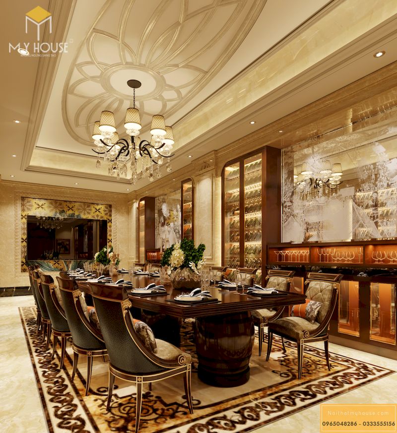 Thiết kế phòng VIP nhà hàng - Mẫu 01