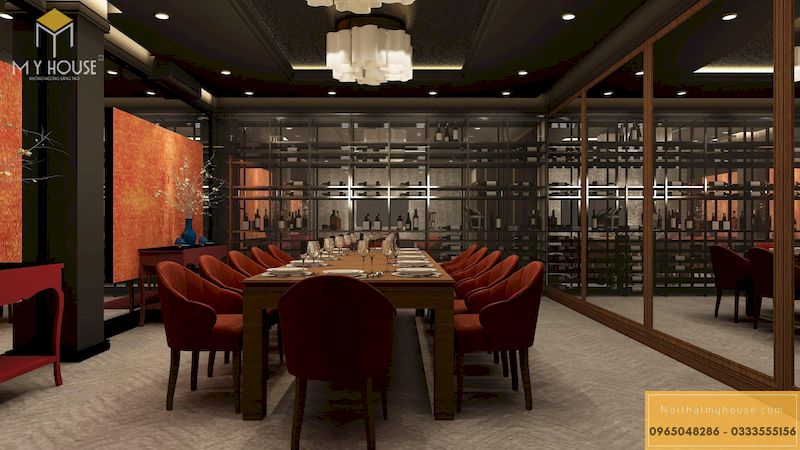 Thiết kế phòng VIP nhà hàng - Mẫu 25