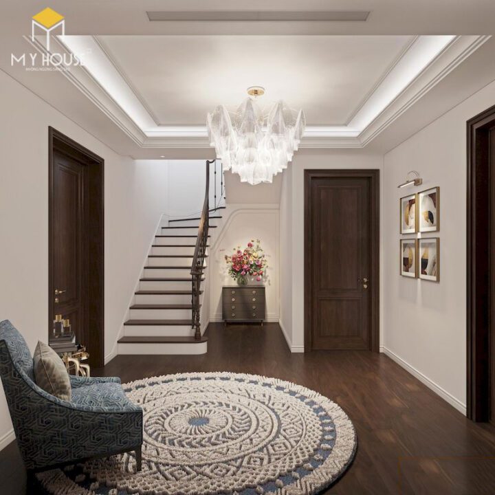 Mẫu thiết kế nội thất tân cổ điển biệt thự thiết kế đơn giản, tinh tế và tiết kiệm chi phí
