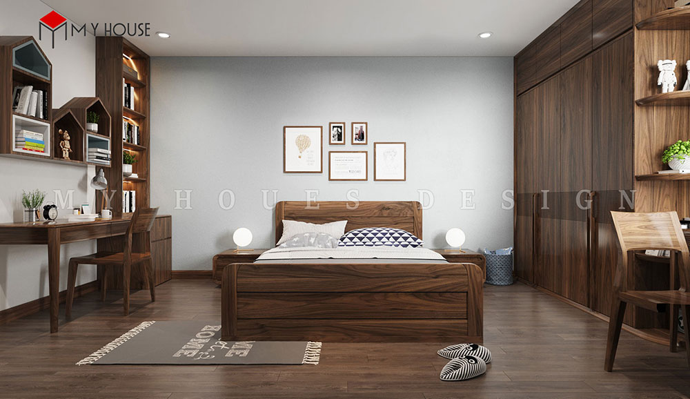 Thiết kế nội thất chung cư 3 phòng ngủ phong cách hiện đại 22