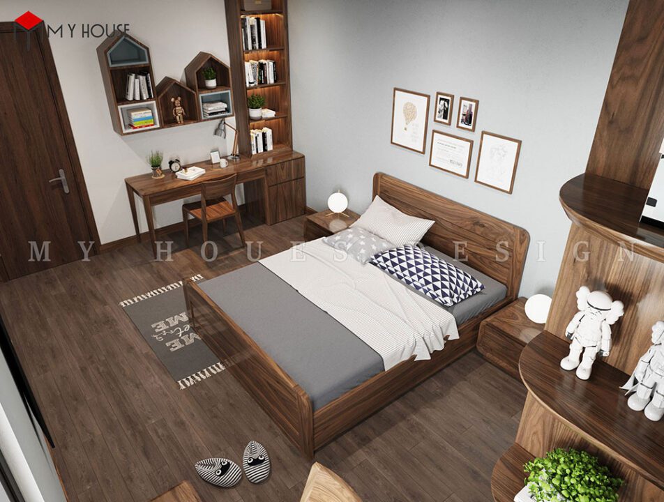 Thiết kế nội thất chung cư 3 phòng ngủ phong cách hiện đại 23