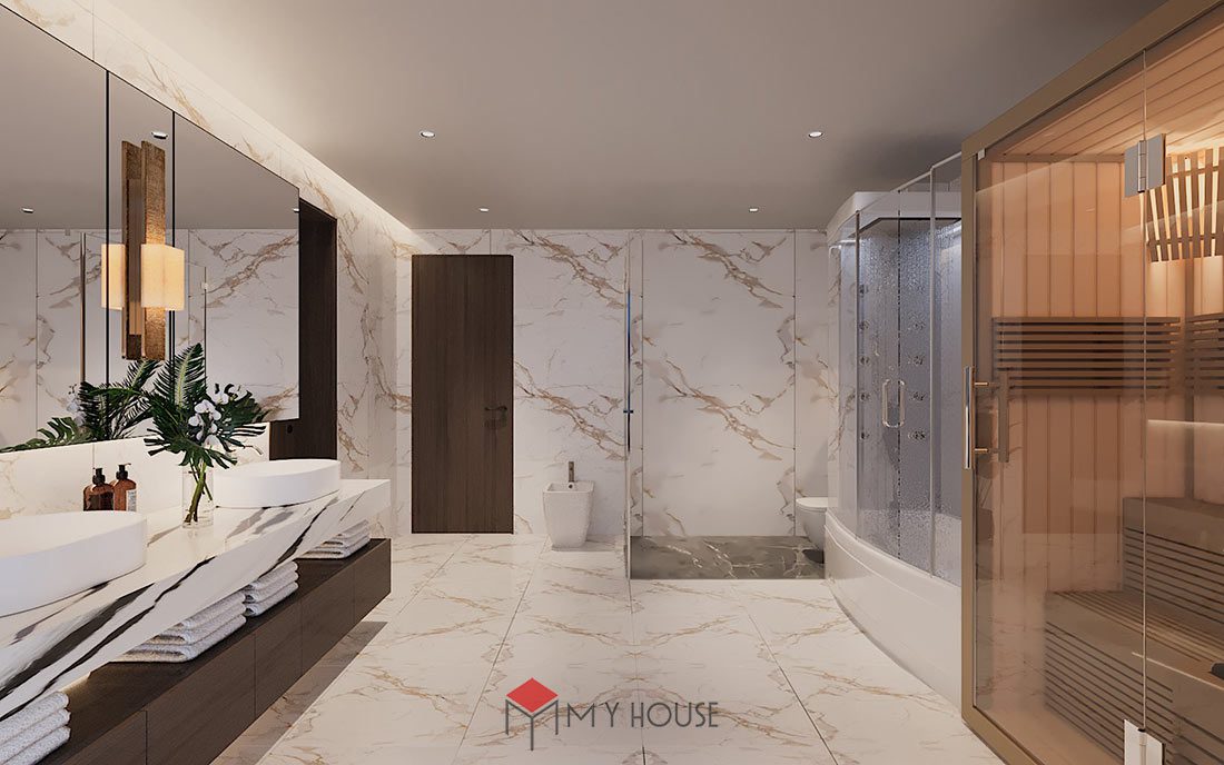 Thiết kế nội thất biệt thự phong cách hiện đại KĐT Vinhome Riverside - Myhouse Design 38