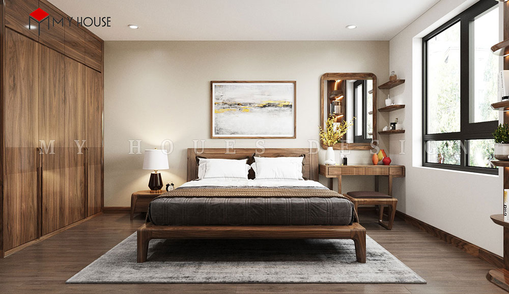 Thiết kế nội thất chung cư 3 phòng ngủ phong cách hiện đại 19