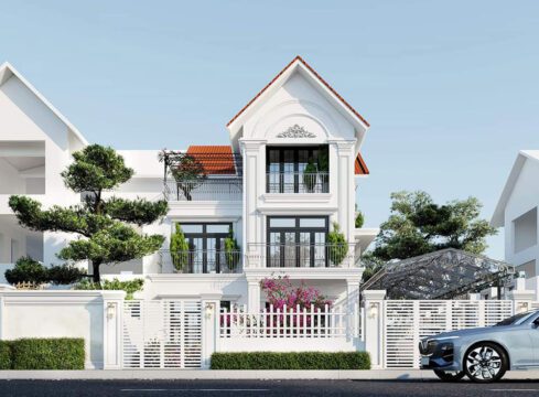 Thiết kế cải tạo biệt thự 3 tầng tại Văn Giang, Hưng Yên 1
