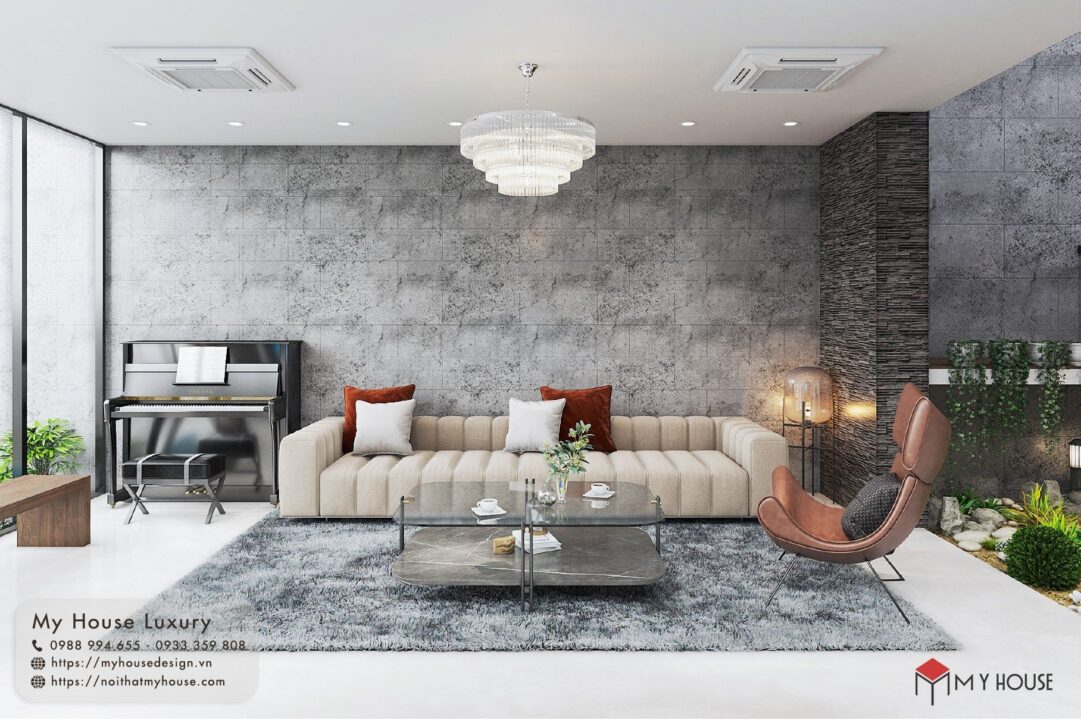 thiết kế nội thất biệt thự phong cách hiện đại