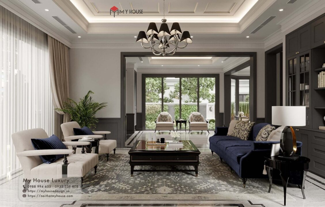 phong cách thiết kế nội thất biệt thự