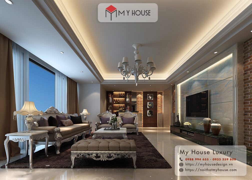 thiết kế nội thất chung cư cổ điển
