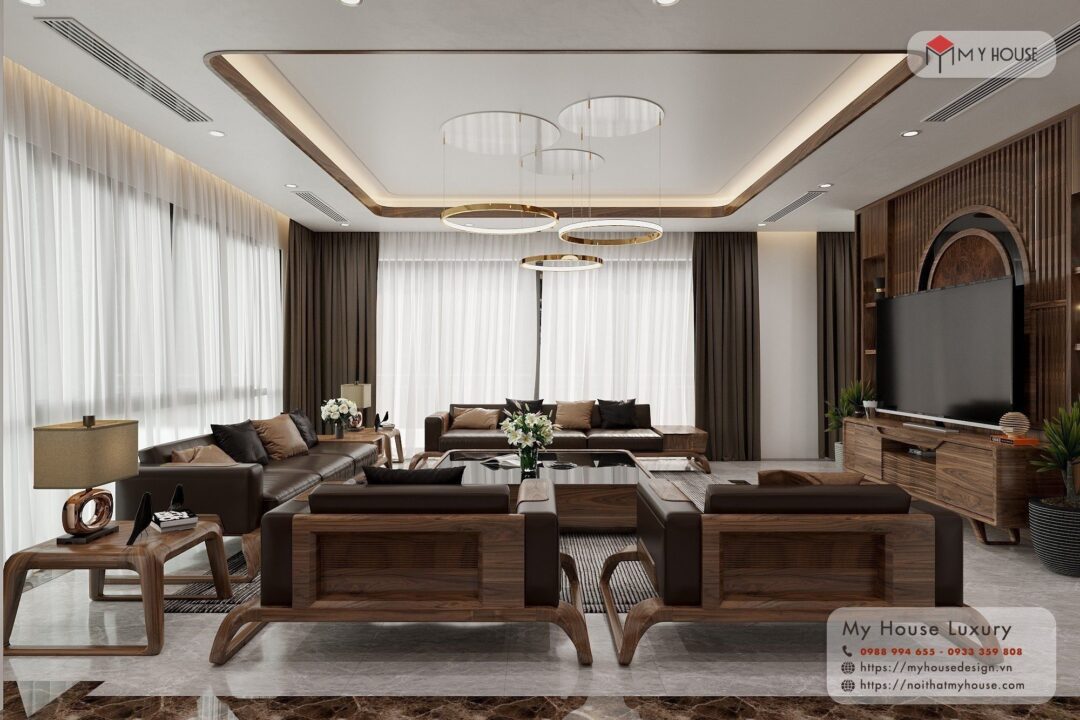 thiết kế nội thất phòng khách
