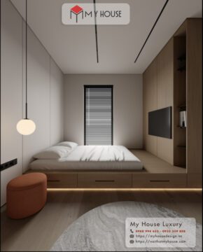 thiết kế nội thất phòng ngủ 15m2