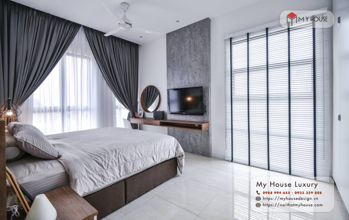 thiết kế nội thất phòng ngủ chung cư